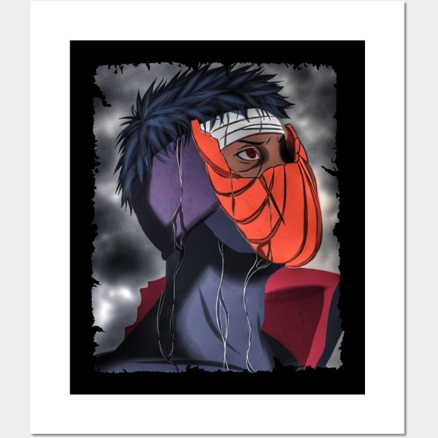 OBITO UCHIHA MERCH VTG Wall Art by xsmilexstd